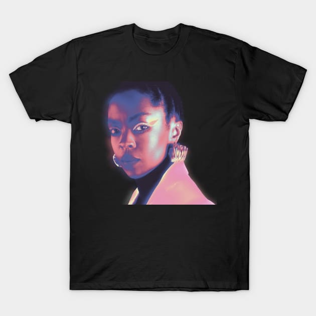 PINKY LAURYN HILL T-Shirt by pelere iwan